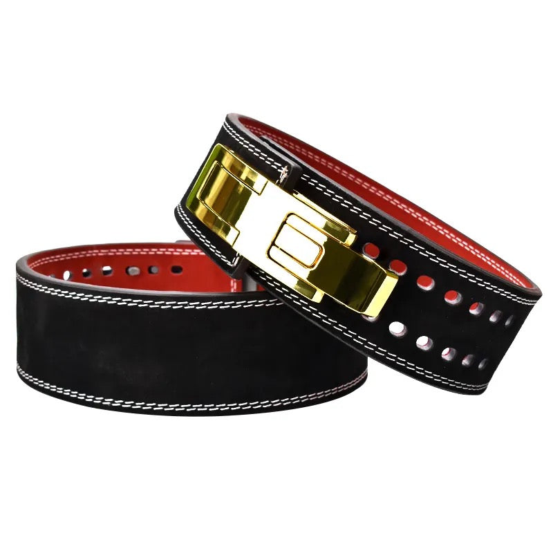 Suede Leather Weightlifting Belt