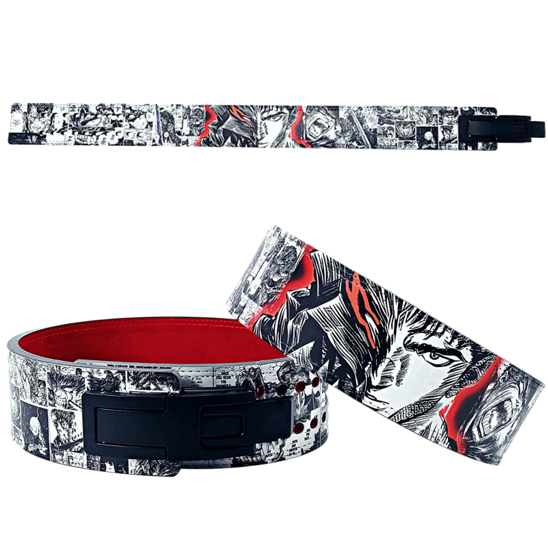 Anime Adjustable Lever Weightlifting Belt