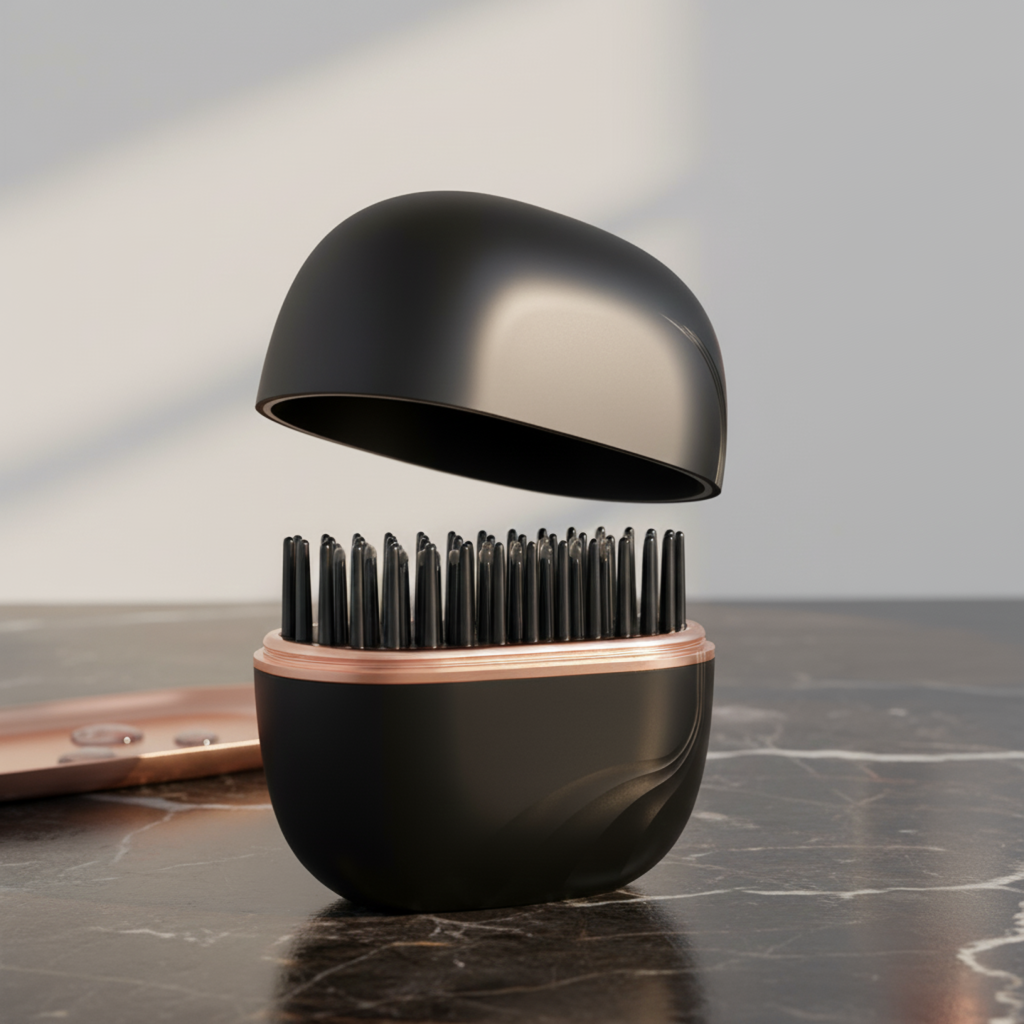 Mini Hair Portable Straightening Brush